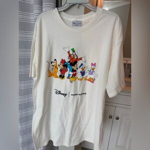 Disney Cream Tee with Mickey and Friends